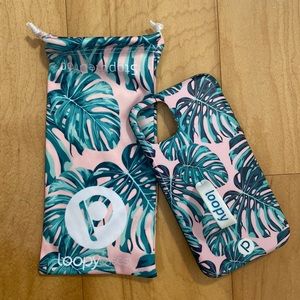 Pink Monstera Loopy Case for iPhone 11